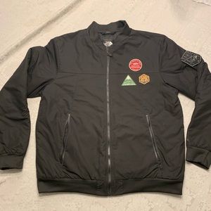 north face patch jacket